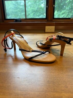Strappy Multi-Color Leather sandals